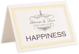 Photograph of Tented Flourish Monogram 04B Table Names