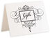 Photograph of Tented Flourish Monogram 15 Table Names