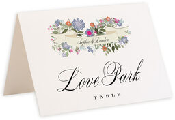 Photograph of Tented Garden Flurry Table Names