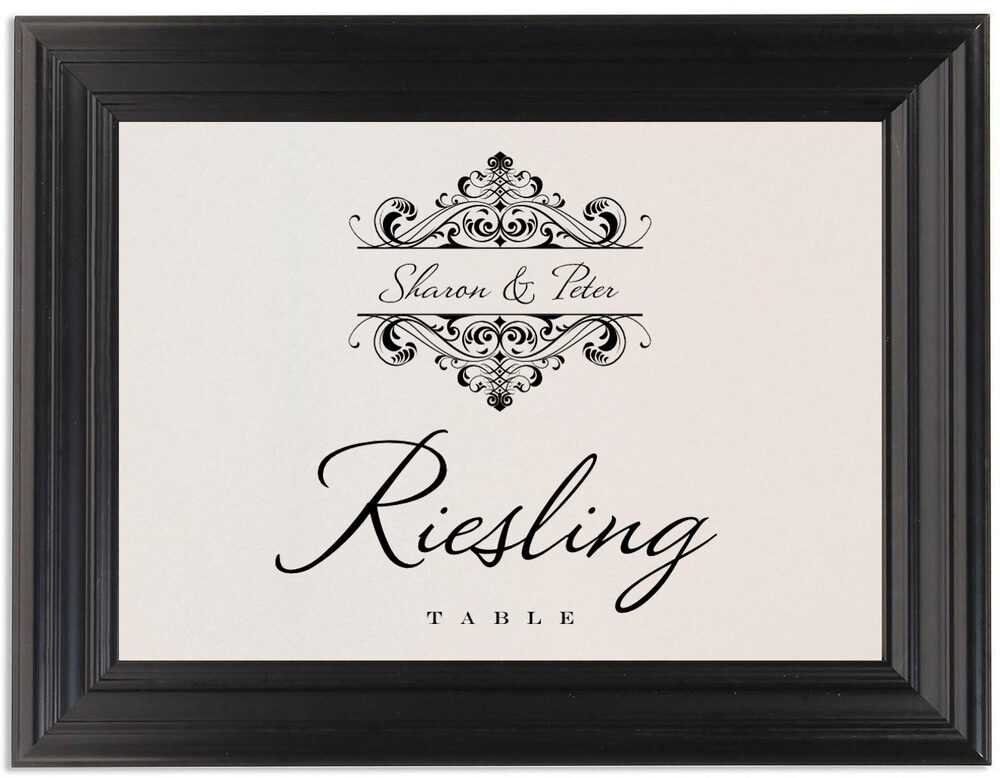 Framed Photograph of Merlin's Monkey Table Names