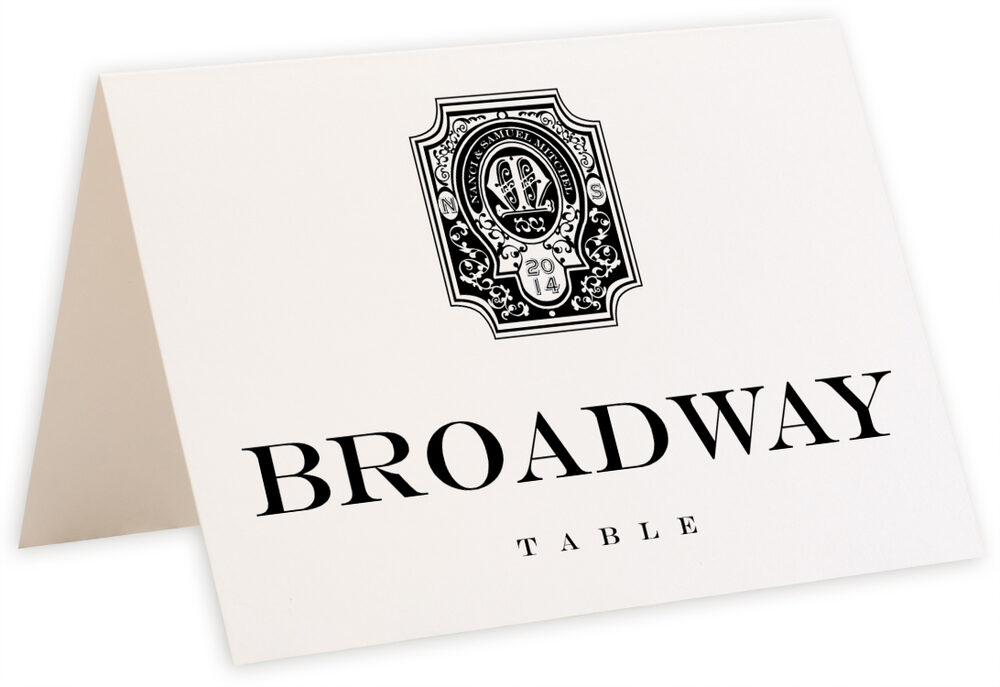 Photograph of Tented Russian Stamp Table Names