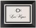 Framed Photograph of Copperplate Monogram Table Names