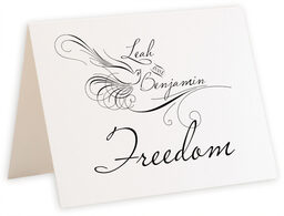 Photograph of Tented Miss LeGatees Correspondence Table Names