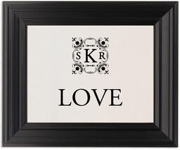 Framed Photograph of Your Highness Table Names