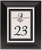 Framed Photograph of Adore Monogram 05 Table Numbers