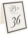 Photograph of Tented Avalon Monogram 02 Table Numbers