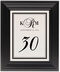 Framed Photograph of Bailly Monogram 04 Table Numbers