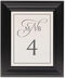 Framed Photograph of Baker_Signet_Monogram_03 Table Numbers