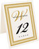 Photograph of Tented Bickham Monogram 32A Table Numbers
