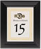 Framed Photograph of Blackletter Gothic Table Numbers
