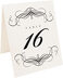 Photograph of Tented Flourish Monogram 03 Table Numbers