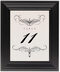 Framed Photograph of Flourish Monogram 08 Table Numbers