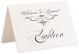 Photograph of Tented French Typographic Library 11 Table Numbers