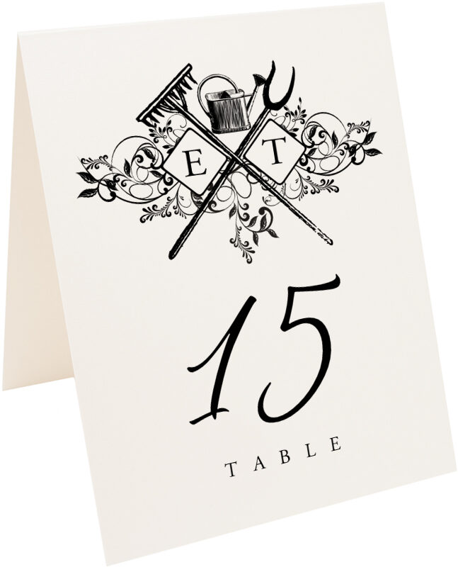 Photograph of Tented Gardener's Delight Table Numbers