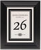 Framed Photograph of Maiola Monogram Table Numbers