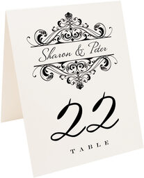 Photograph of Tented Merlin's Monkey Table Numbers
