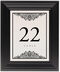 Framed Photograph of Paisley Power Table Numbers