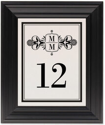 Framed Photograph of Time Traveler Table Numbers