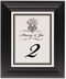Framed Photograph of Tree of Life Heart Table Numbers