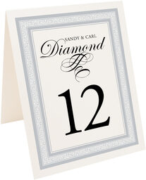 Photograph of Tented Whirly Gig Table Numbers