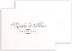 Photograph of Poem Script Monogram Thank You Notes