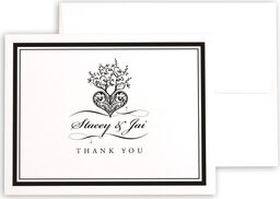Photograph of Tree of Life Heart Thank You Notes