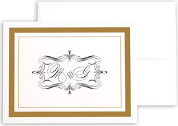 Photograph of Compendium Monogram Thank You Notes