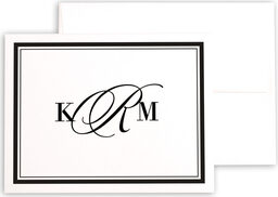 Photograph of Sloop Monogram Thank You Notes