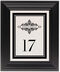 Framed Photograph of Compass North 2 Table Numbers