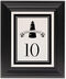 Framed Photograph of Lighthouse Table Numbers