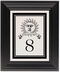 Framed Photograph of Sun Banner Table Numbers