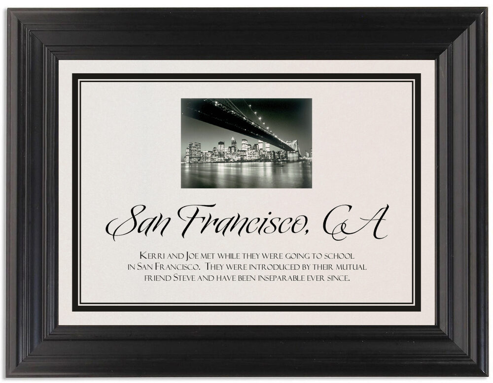 Framed Photograph of Going Downtown Memorabilia Cards