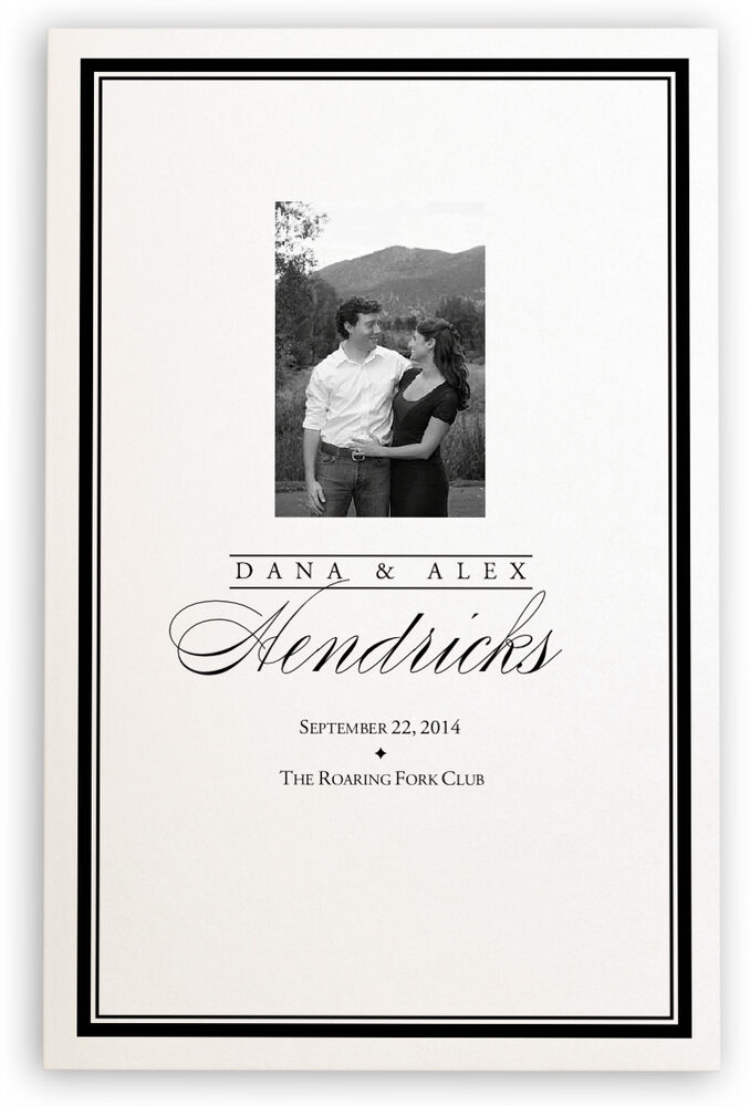 Photograph of Forever Summer Wedding Programs