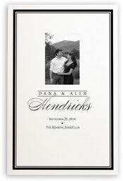 Photograph of Forever Summer Wedding Programs
