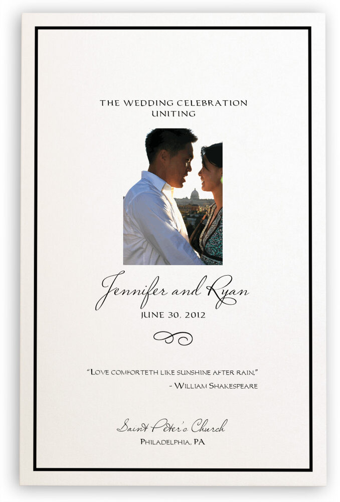 Photograph of Big Dreams Wedding Programs
