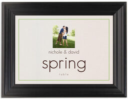 Framed Photograph of Springtime Fancy Table Names