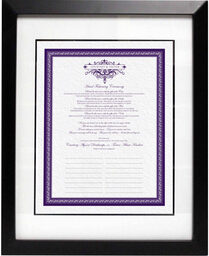 Photograph of Hand Fasting Ceremony Wedding Certificates