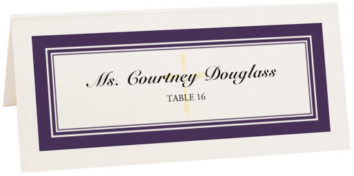 Photograph of Tented Christian Cross 02 Place Cards