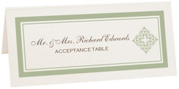 Photograph of Tented Christian Crosses Place Cards