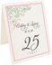Photograph of Tented Windy Afternoon Table Numbers
