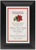 Framed Photograph of Poinsettia Donation Cards