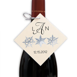 Photograph of Snowflake Pattern Favor Tags