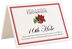 Photograph of Tented Poinsettia Memorabilia Cards