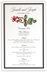 Photograph of Mistletoe Wedding Menus