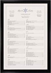 Photograph of Snowflake 01 Seating Charts