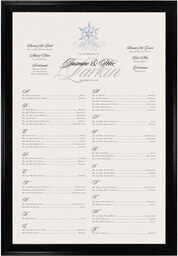 Photograph of Snowflake 03 Flourish Seating Charts