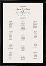 Photograph of Snowflake Pattern 04 Seating Charts