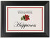 Framed Photograph of Poinsettia Table Names
