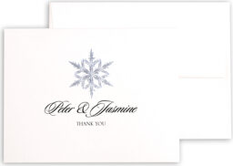 Photograph of Snowflake 03 Thank You Notes