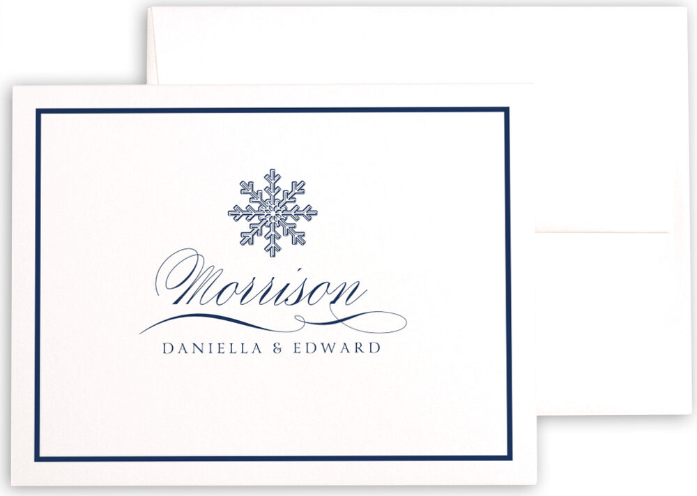 Photograph of Snowflake Drawing 01 Thank You Notes